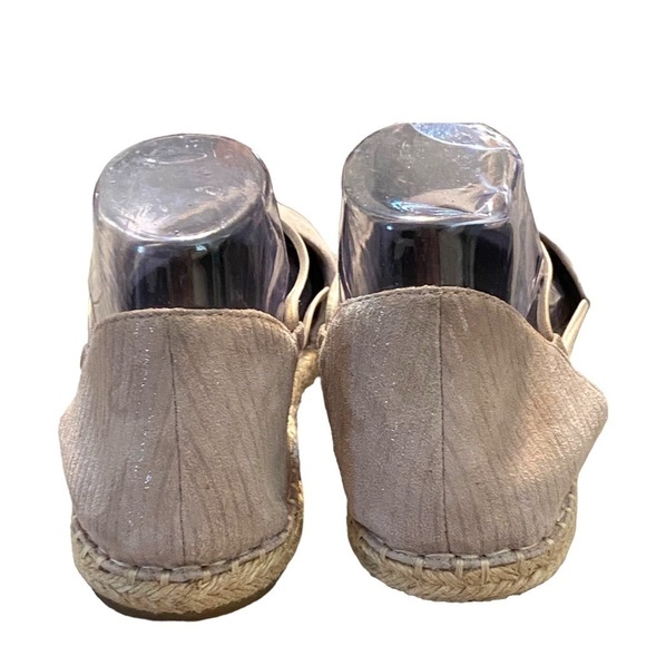 Eileen Fisher Lee Espadrille Flat size 10 suede minimalist casual beachy - Picture 11 of 14